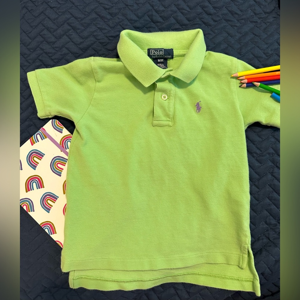 Polo by Ralph Lauren boys in lime green